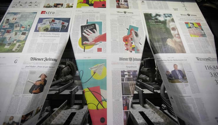 אוסטריה ה עיתון הוותיק בעולם הדפיס מהדורה אחרונה