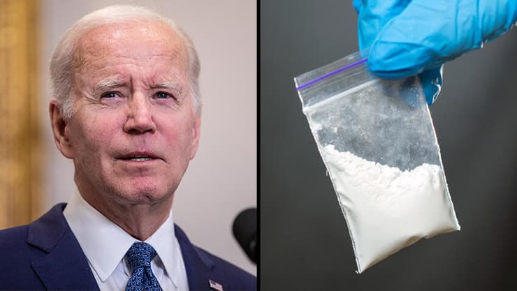 ג'ו ביידן הבית הלבן נמצא קוקאין