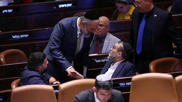 אריה דרעי, משה גפני, שלמה קרעי ואלמוג כהן 