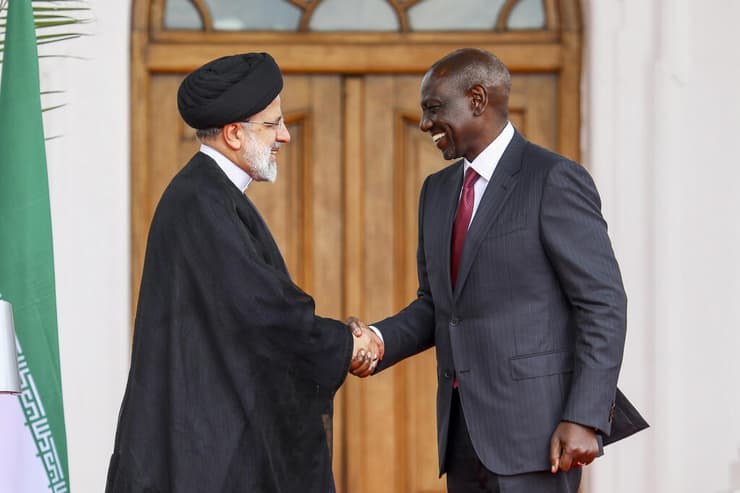 נשיא איראן איברהים ראיסי בביקור בקניה