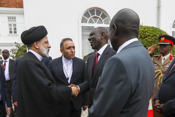 נשיא איראן איברהים ראיסי בביקור בקניה