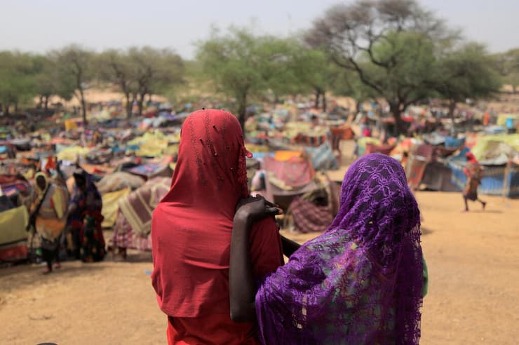 מחנה פליטים מ סודן ב בורוטה צ'ראד 