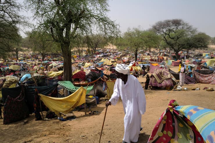 מחנה פליטים מ סודן ב בורוטה צ'ראד 