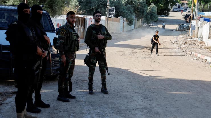 משטרה פלסטינית בג'נין 
