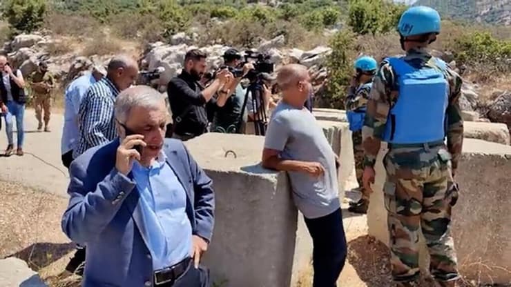 תיעוד: לוחמי צה"ל מרחיקים חשודים מהקו הכחול חזרה ללבנון