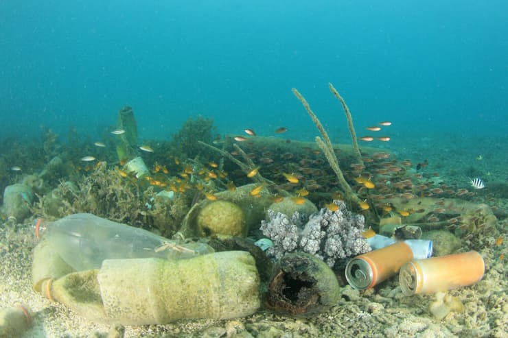 זיהום של מי האוקיינוס על ידי בני האדם