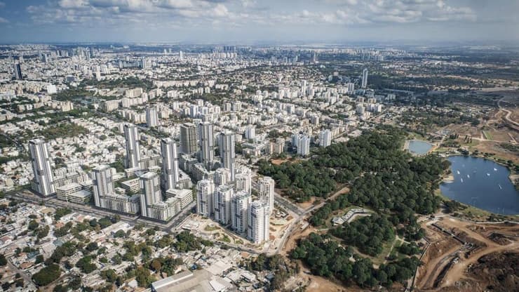 על שטח שכונת הארגזים: הדמיית הבנייה המתוכננת במתחם הצפוני של פארק תל אביב
