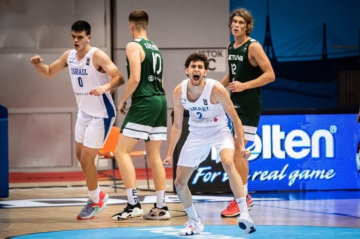 נבחרת הנוער בכדורסל נגד ליטא