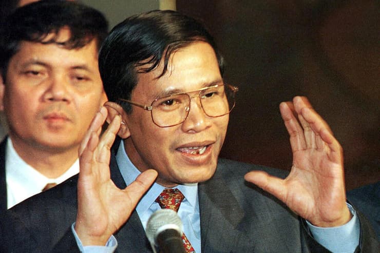 שליט קמבודיה הון סן ב 1997