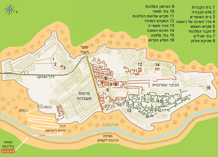 מפה של המאצ'ו פיצ'ו
