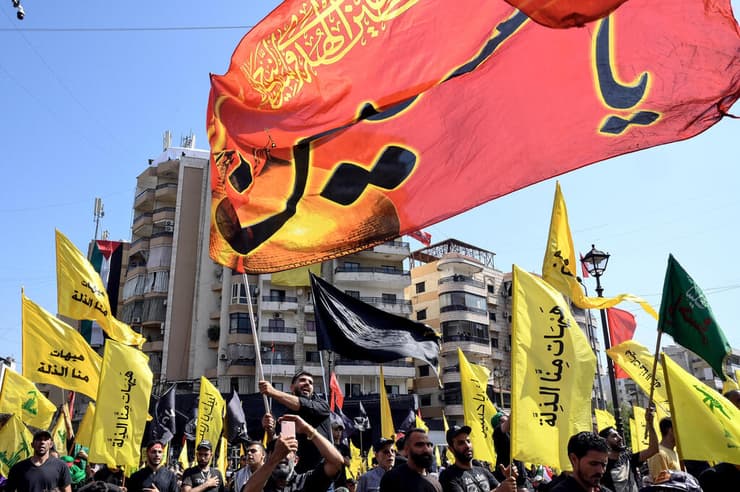 יום העשורא לבנון ביירות תומכי חיזבאללה