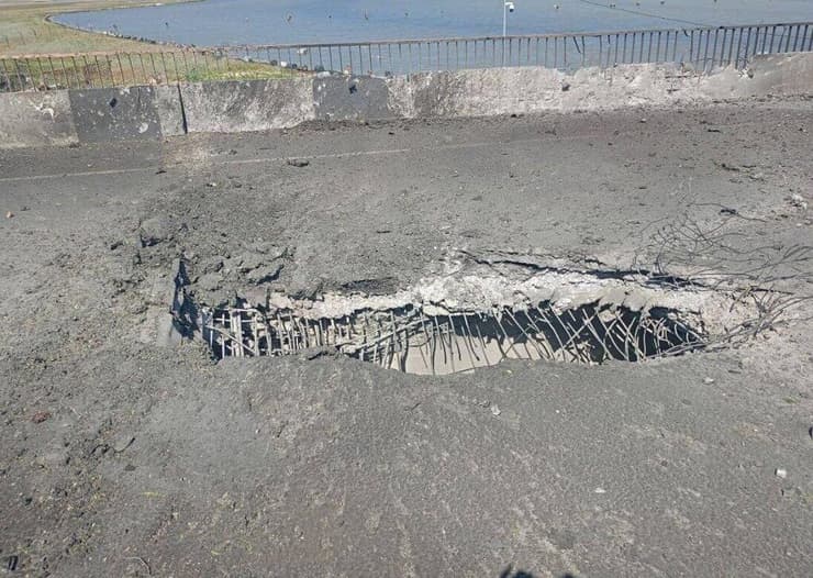 אוקראינה תקפה גשרים שמחברים בינה לחצי האי קרים