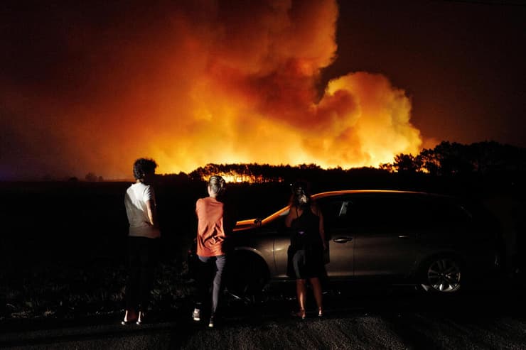 שריפה אלז'זור דרום פורטוגל