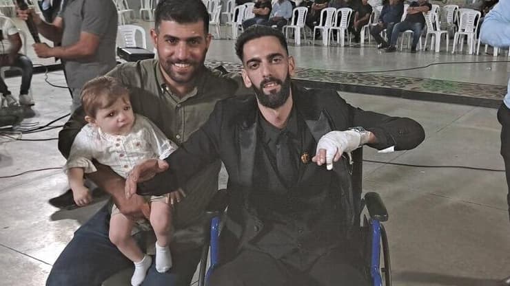 חתונת  עבדאללה ג'בארין, הפצוע שנורה בעת מסיבת החינה שלו באום אלפחם