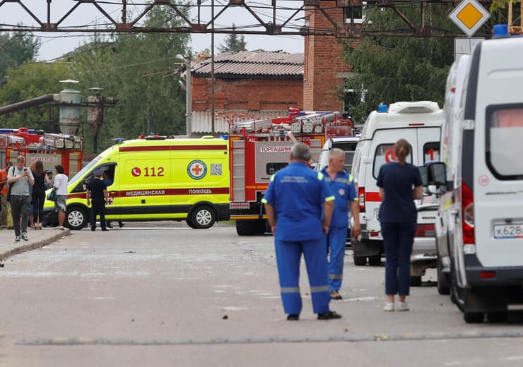 רוסיה פיצוץ ב סרגייב פוסאד פצועים הסיבה לא ידועה דיווחים שזה מפעל