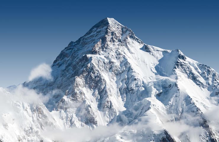 רק 238 מטר פחות מהאוורסט. הר K2, השני בגובהו בעולם