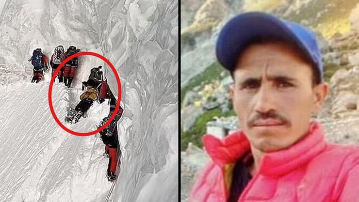     טיפוס הרים מוחמד חסן פורטר סבל הושאר למות בדרך לפסגת ה K2