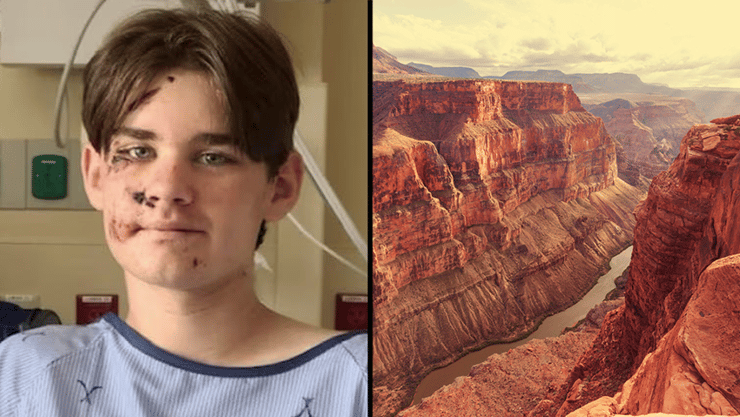 ארה"ב וואייט קאופמן בן 13 נפל מ צוק ב גרנד קניון שרד