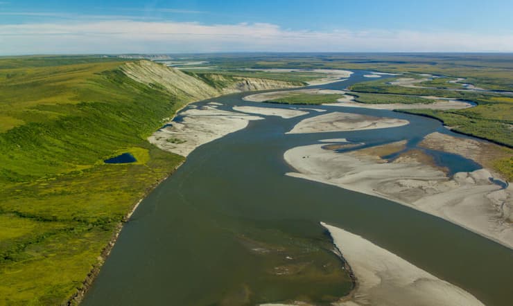נהר קולוויל בצפון אלסקה