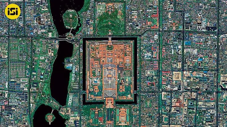 ה"עיר האסורה" בסין בתמונה צבעונית שהתקבלה השבוע מ"ארוס C3"
