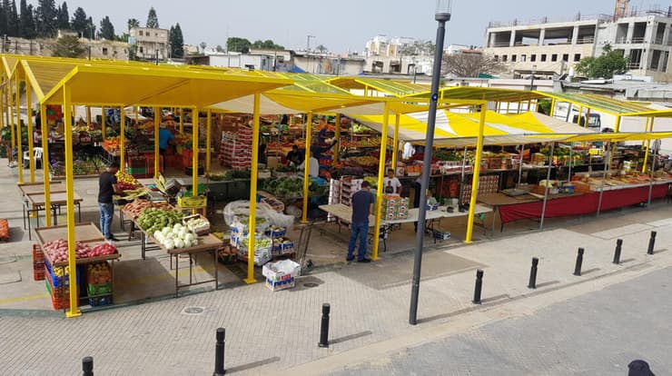התוכנית להצללת השוק הוותיק בעיר לוד