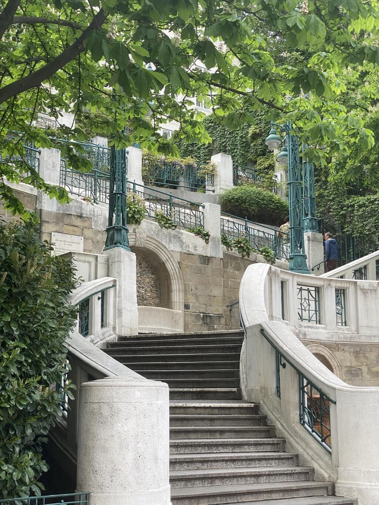 מדרגות שטרודלהוף בסגנון אר נובו וינאי