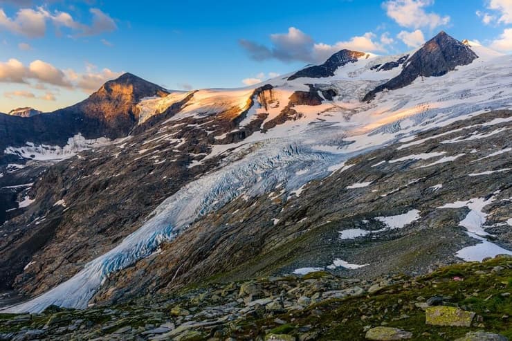 אילוס אילוסטרציה קרחון שלטנקיס הרי האלפים האוסטריים מחוז טירול 