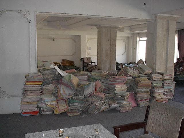 איסוף החומרים בארכיון בעיראק