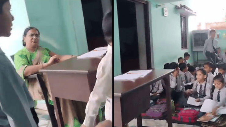הודו מורה הנחתה תלמידים להכות סטירות ל ילד מוסלמי בן 7 ש טעה ב לוח הכפל