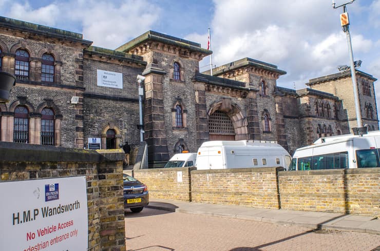 כלא וונדסוורת' ב לונדון בריטניה ארכיון משם נמלט אסיר שמואשם בטרור דניאל עבד חליף