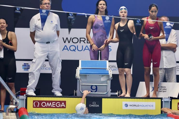 נבחרת השליחים (צילום: גלעד קוולרצ'יק, איגוד השחייה) אליפות העולם לנוער בשחייה