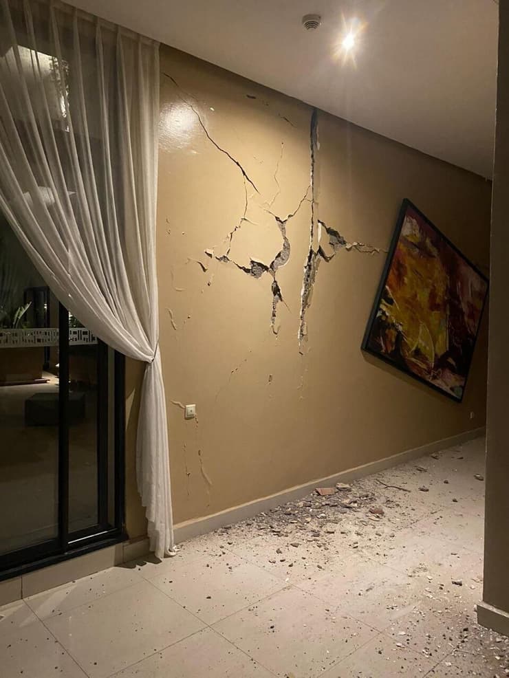 הנזק במלון קאש במרקש