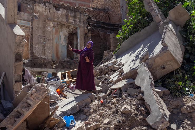 בכפר מולאי בראהים מרוקו רעידת אדמה