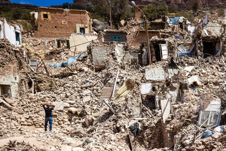  מרוקו הרס בכפר דוזרו בעקבות רעידת אדמה
