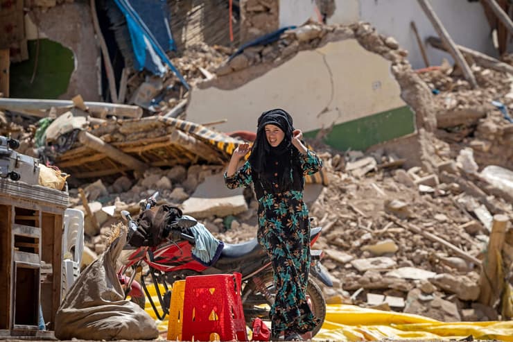 מרוקו הרס בכפר דוזרו בעקבות רעידת אדמה