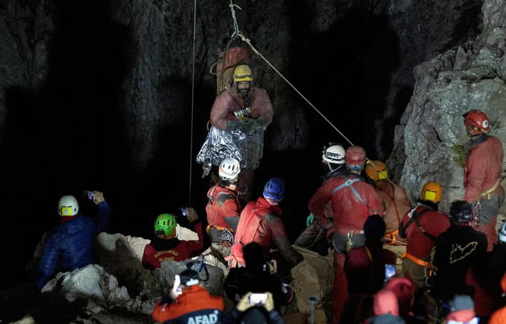 טורקיה חילוץ חוקר מערות 
