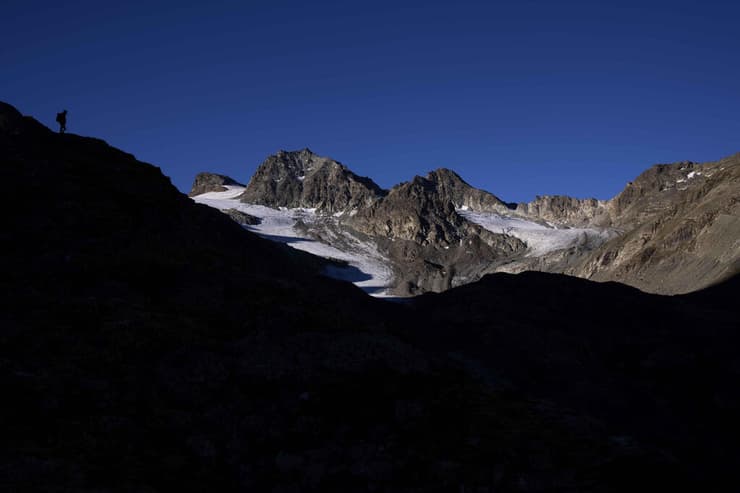 קרחון שנמס באלפים האוסטרים