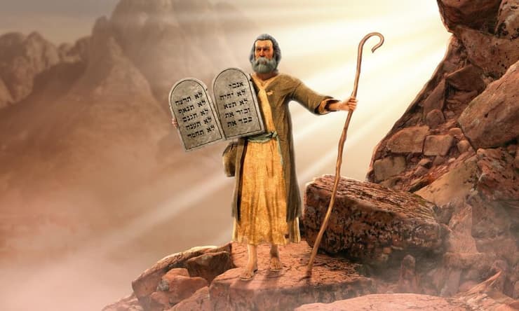 משה רבנו עם לוחות הברית