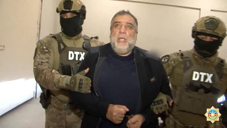 רובן ורדניאן מנהיג לשעבר של הבדלנים הארמנים ב נגורנו קרבאך שנעצר על ידי אזרבייג'ן אחרי כניעת המובלעת ארמניה