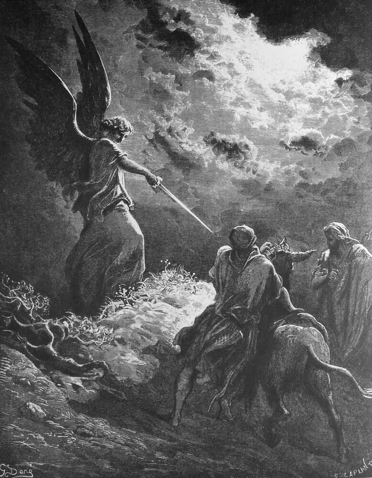 בלעם ואתונו – מציורי התנ"ך של גוסטב דורה