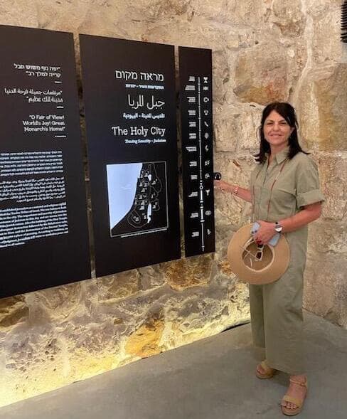 אילת ליבר מנהלת מוזיאון מגדל דוד