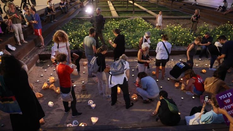 הדלקת 200 נרות לזכר הנרצחים בחברה הערבית בהבימה