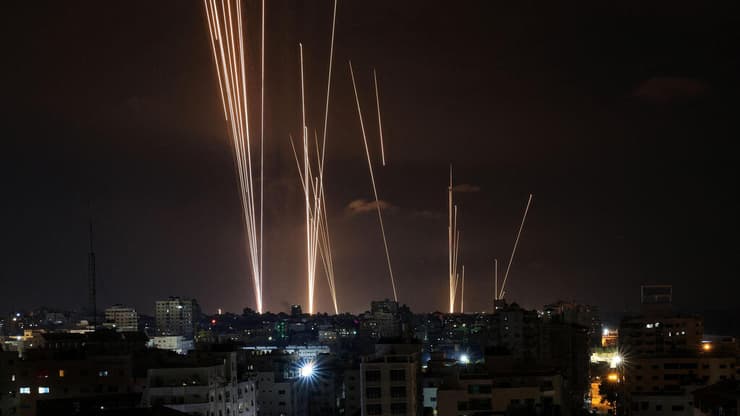 ירי רקטות מעזה אל ישראל