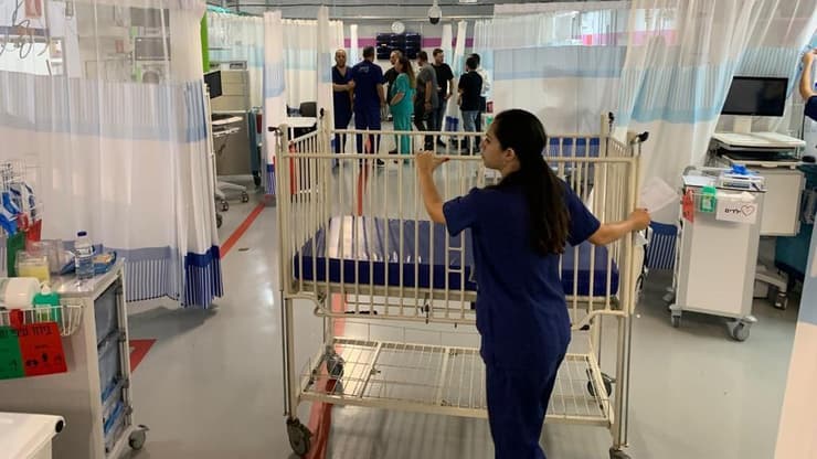 בית חולים ספרא העביר מחלקות טיפול נמרץ למתחם ממוגן