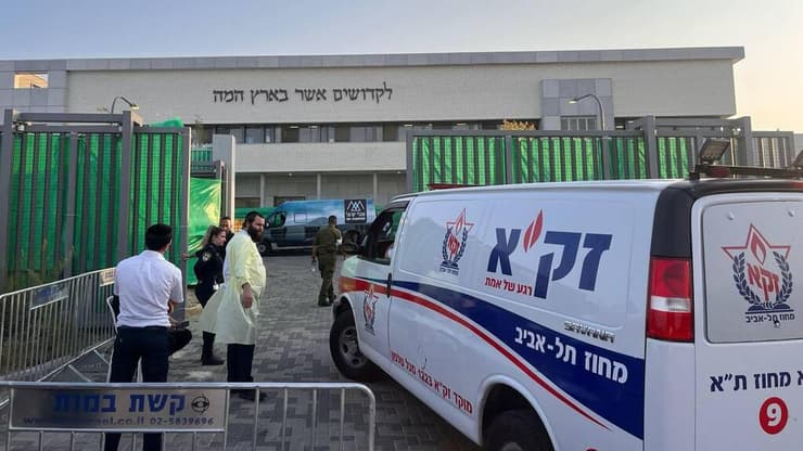 1,300 הגופות רוכזו בבסיסים ייעודיים במרכז הארץ אמבולנסים בבסיס שורה