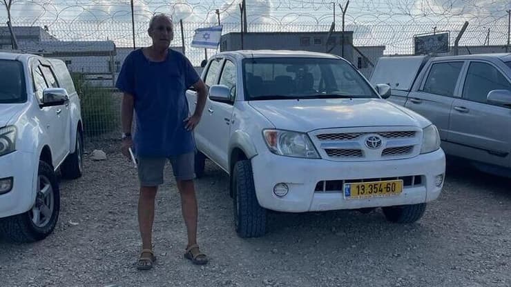 הרכב של אבשי הרצוג, החלקאי בן ה-69 שצה"ל אילץ אותו למסור את רכבו