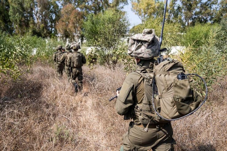 תיעוד מפעילות חטיבת גולני בעוטף עזה