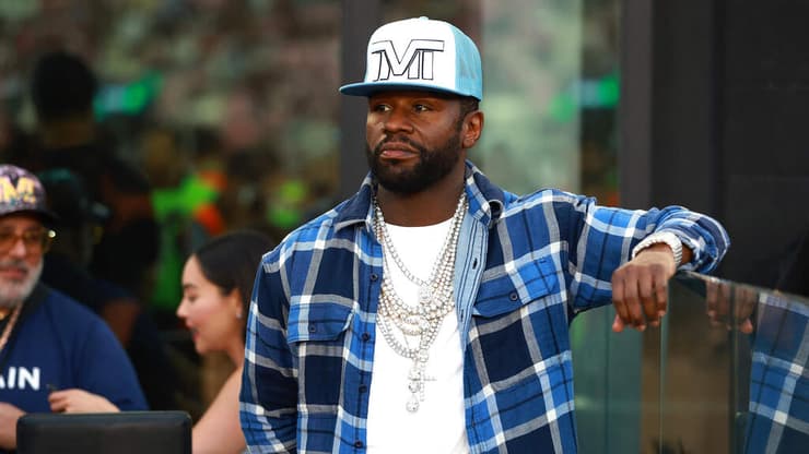 עומד לצד ישראל. מייוות'ר (Megan Briggs/AFP) מתאגרף העבר האמריקאי פלויד מייוות'ר