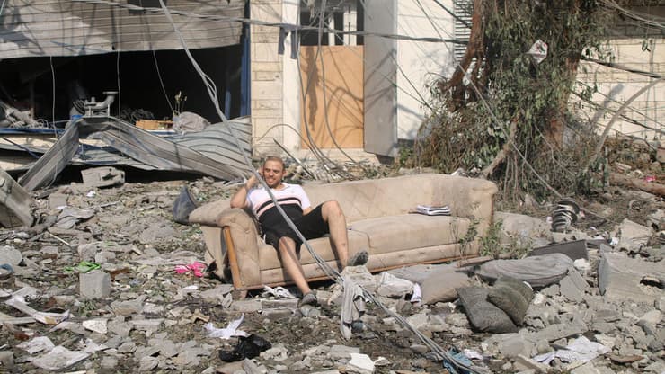 צילום: Ahmad Hasaballah/Getty Images תוצאות תקיפת צה"ל בעזה