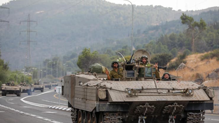 חיילי צה"ל על גבול הצפוני